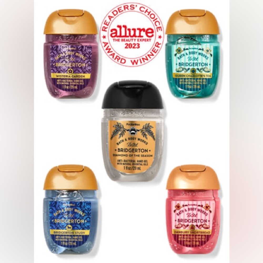 NWT Bridgerton Bath & Body Works Hand Sanitizer Set of 5